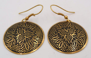 Boucles d'oreilles orientales artisanat Inde