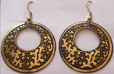 Boucles d'oreilles orientales artisanat Inde