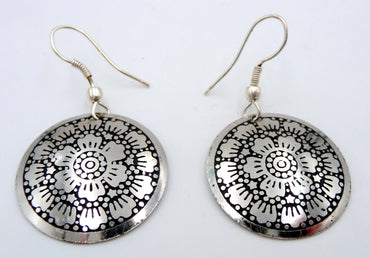 Boucles d'oreilles orientales artisanat Inde