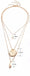 Ensemble de 3 colliers superposés en coquillages cauris - Bohème et élégant