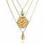 Ensemble de 3 colliers superposés en coquillages cauris - Bohème et élégant