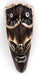 Masque Africain motif chouette hibou en bois d'albésia