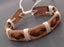 Bracelet réglable ado homme en cuir et coton ciré