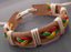 Bracelet réglable rasta en cuir pour homme ou ado