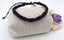 Bracelet amitié homme ou ado en 100 % coton torsadé noir