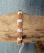 Bracelet réglable pour homme ou ado en cuir naturel tressé et coton