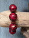 Bracelet en bois de manguier rouge