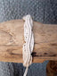 Bracelet de l'amitié ado ou homme en 100 % coton blanc