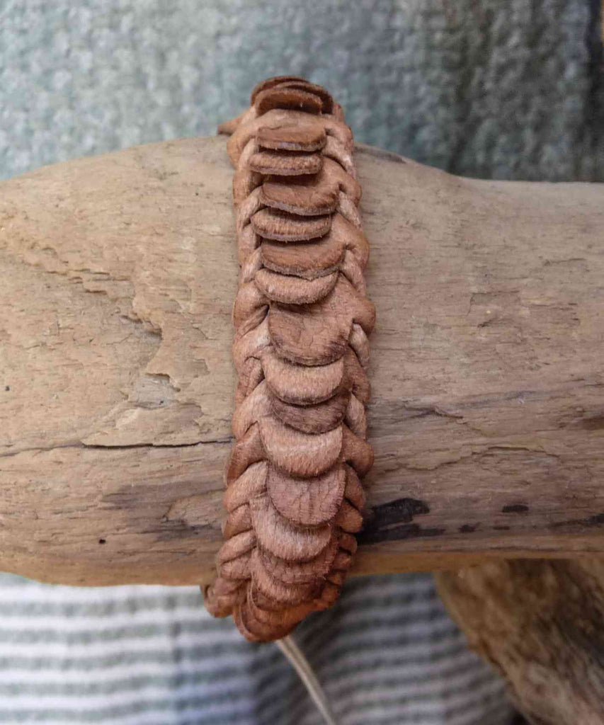 Bracelet pour ado ou homme en cuir naturel