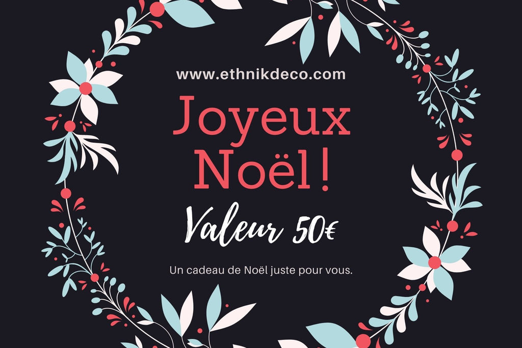 E-Carte cadeau Noël