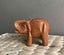 Elephant Africain en bois de palissandre sculpté