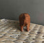 Elephant Africain en bois de palissandre sculpté