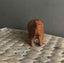 Elephant Africain en bois sculpté