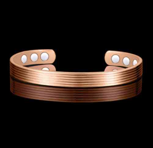 Bracelet magnétique cuivre avec aimants anti douleur Magnétothérapie
