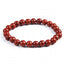 Bracelet en Jaspe rouge 8 mm- Protecteur suprême