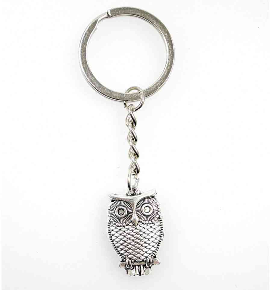 Porte-monnaie Taperso Porte monnaie et porte cles bleu avec motif maman chouette et plume Porte-monnaie Taperso Porte monnaie et porte cles bleu avec motif maman chouette et plume