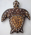 Magnet aimant tortue de mer en bois et coquille d'oeuf N2