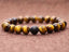 Bracelets de distance / couples - Agate noir & Oeil de Tigre Bracelet Elle & Lui