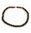 Collier / Ras de cou en Oeil de Tigre naturel. Perles de 8 mm.