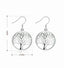 Boucles d'oreilles Arbre de Vie en plaqué argent