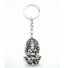 Porte-clés / bijou de sac main de Fatma en métal argenté
