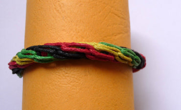  BRACELET BRÉSILIEN AMITIÉ RASTA EN COTON