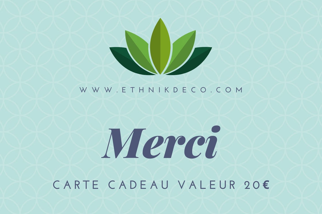 E-Carte cadeau remerciements