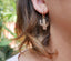 Boucles d'oreilles créoles motif étoile du Nord