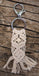 Porte-clés éléphant en bois peint artisanat Rajasthan Inde
