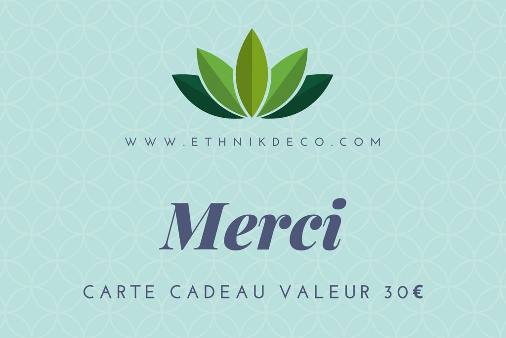 E-Carte cadeau remerciements