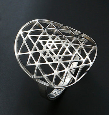 Bague Sri Yantra en Argent 925