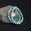 Lot de 2 Bracelets en Howlite bleue + breloque "arbre de vie"
