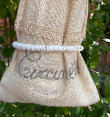 Bracelet élastique en Howlite perles Chips naturelles et perles Heishi