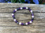 Bracelet Triple protection Labradorite, Améthyste et Quartz Rose 8 mm