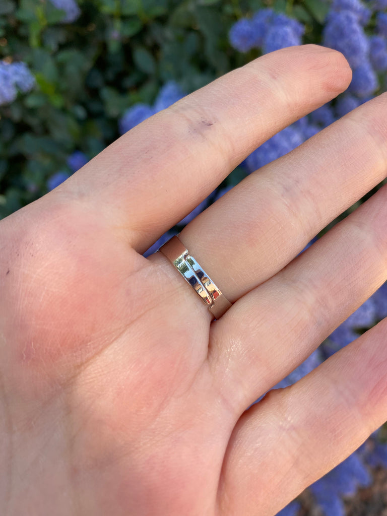 Bague labradorite reglable new arrivals