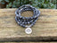 Bracelet Mala 108 perles en Labradorite grise naturelle 6 mm- Fleur de Lotus