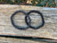 Bracelets de distance / couples - Pierre de lave et Agate noire 6 mm
