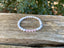 Bracelet en howlite et quartz rose avec des pierres naturelles 6mm