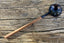 Cuillère en corne de Zébu et bois forme ronde