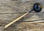 Cuillère en corne de Zébu et bois forme ronde