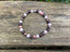 Bracelet Triple protection Grenat, Rhodonite et Quartz Rose 8 mm- Energie et vitalité