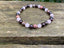 Bracelet Triple protection Grenat, Rhodonite et Quartz Rose 8 mm- Energie et vitalité