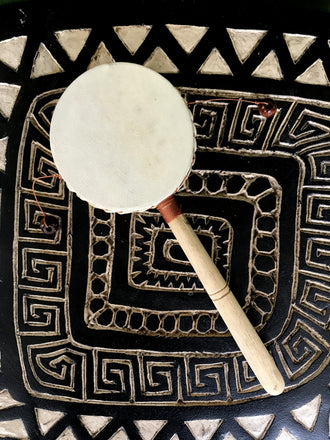 Percussion tambourin de mendiant Tap-Tap instrument de musique Bali