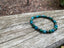 Bracelet de lithothérapie en Malachite, Hématite et Apatite 6mm