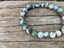 Bracelet en Agate Arbre naturelle - boules 6 mm