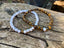 Bracelets de distance / couples - Oeil de Tigre et Howlite 6 mm