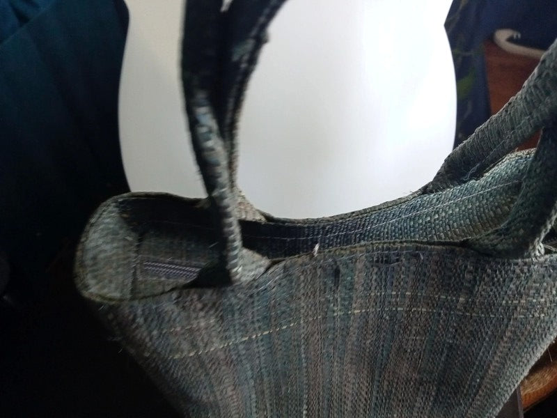 Sac cabas en raphia Majunga artisanat de Madagascar