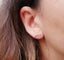 Boucles d'oreilles trio étoilé en argent