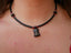 Collier ethnique Africain en bois d'ébène et bois de coco - Burkina Faso
