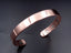 Bracelet magnétique cuivre brut 100 % 6 aimants Homme ou Femme (Modèle luxe)